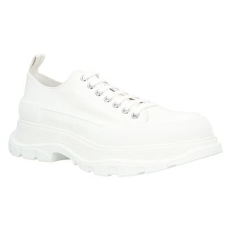 Alexander McQueen Alexander Mcqueen Mens Tread Slick Lace Up in White Canvas - Size 41.5 EU/IT