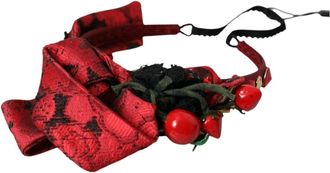 Dolce & Gabbana Donna, Accessori, Rosso, Taglia unica, new