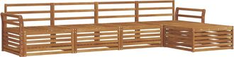 vidaXL Conjunto De Sof&aacute;s De Exterior 5 Uds. Natural Vidaxl