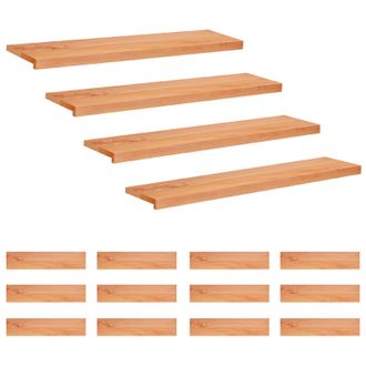 vidaXL Alfombras Para Escalones 16 Uds. 110 X 25 X 2 Cm Barniz Vidaxl