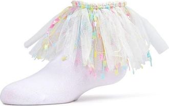 MeMoi Confetti Anklet Sock in White at Nordstrom, Size 6-12M