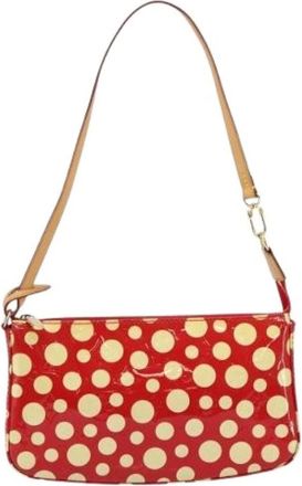 Louis Vuitton Pre-owned Pochette accessoires - Dames - Vintage Schoudertas - Rood - ONE Size - Leer - Vintage