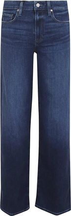 Paige Straight Jeans - Dames - Regular Fit Jeans - Blauw - W32 - Katoen - Jeans