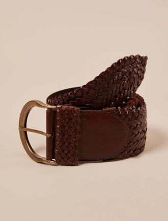 Lucky Brand Wide Woven Waist Belt