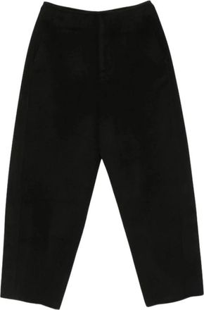 Lisa Yang Rechte broek - Dames - Straight fit broeken - Zwart - M - Broeken
