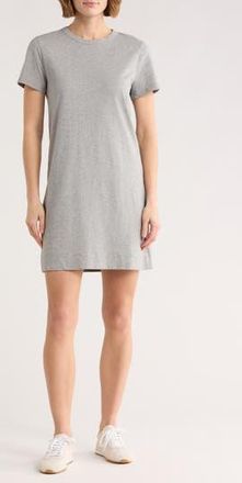 Madewell Short Sleeve Cotton T-Shirt Dress in Heather Ash Grey at Nordstrom Rack, Size Xx-Large