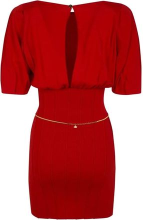 Elisabetta Franchi Mini Knit Dress