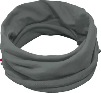 TMK 1212 Multifunctional Neck Warmer Unisex 100% Cotton Scarf, dark grey, One size
