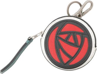 Loewe Red Color Leather Coin Purse/Coin Case (Pre-Owned)