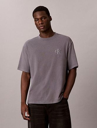 Calvin Klein Camiseta Holgada De Algod&oacute;n Con Monograma