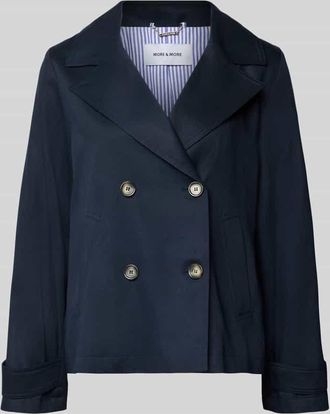More & More More & More Jacke aus Lyocell-Mix in Marine, Gr&ouml;&szlig;e 36