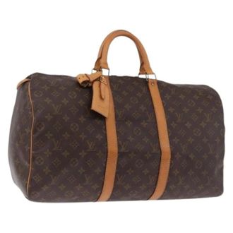 Louis Vuitton Pre-owned Boston Bag - Dames - Pre-owned - Bruin - Maat: ONE Size Leer