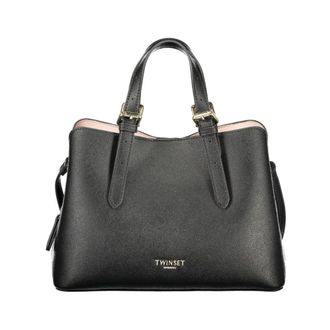 Twinset Tote Bags, female, Black, Size: ONE SIZE Tote Bag