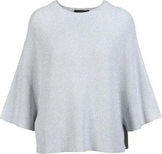 Fabiana Filippi Cotton Blend Sweater - Light Grey