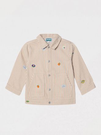 Kenzo Giacca Kenzo in cotone a righe con patch