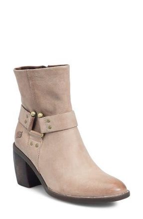 B&oslash;rn Dakota Bootie in Taupe Leather at Nordstrom Rack, Size 9
