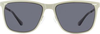 Shinola SH3100SM Metal Frame with Flexon Temples Sunglasses - Silver