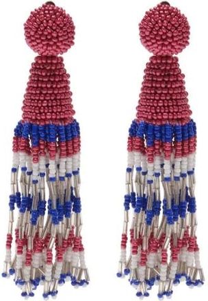 Maliparmi Earrings, female, Purple, Size: ONE SIZE Garden Beads Earrings