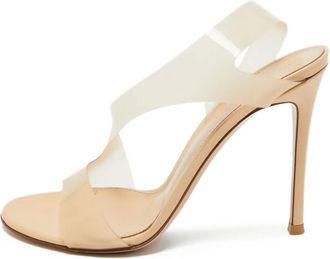 Gianvito Rossi Sandali Metropolis con cinturino posteriore - Bianco