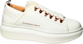 Alexander Smith Wembley Sneaker - Dames - Sneakers - Wit - 36 EU - Leer - Schoenen