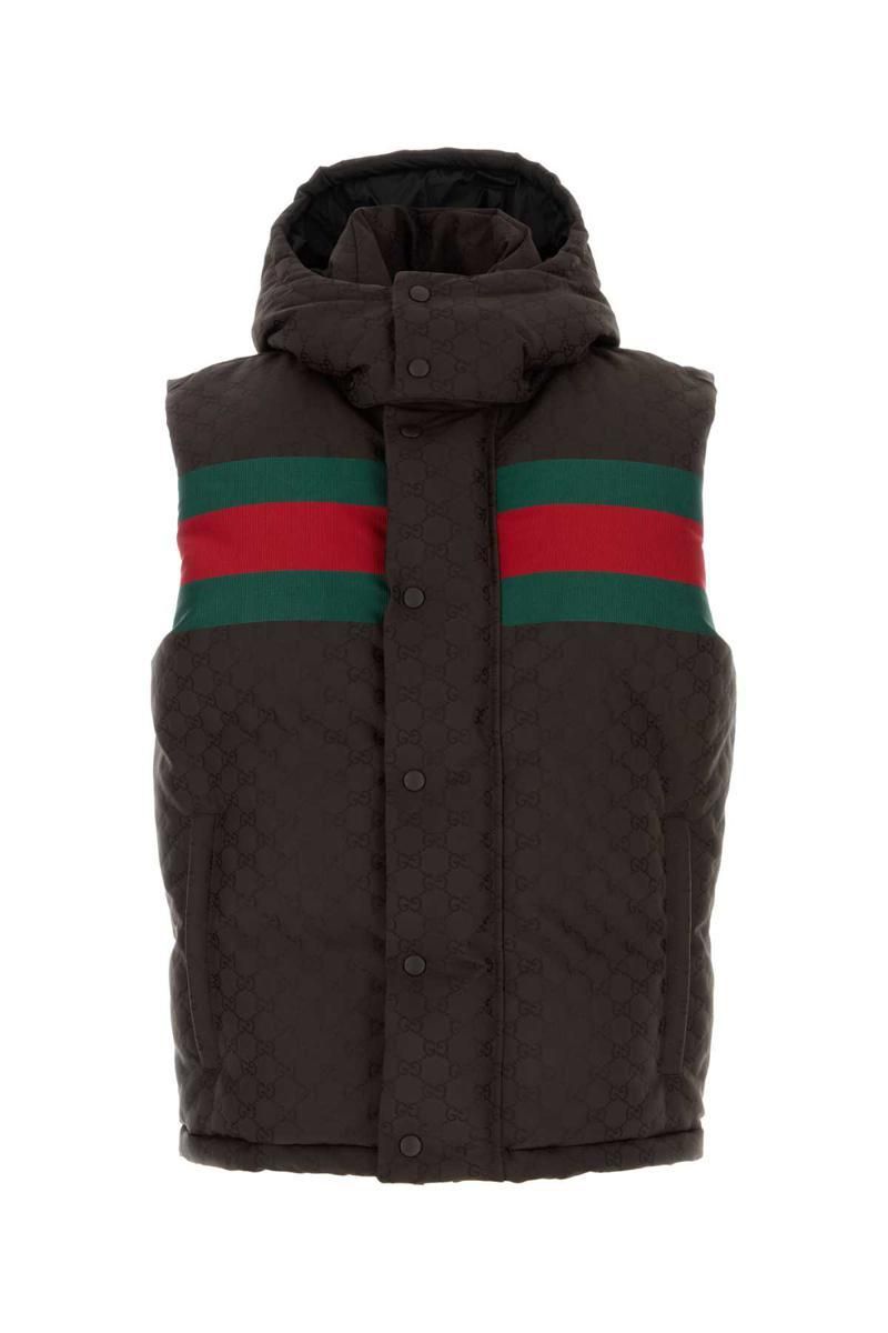GUCCI★素敵！Logo-appliqued two-tone canvas vest Gucci Vests − Sale: up to −53% | Stylight