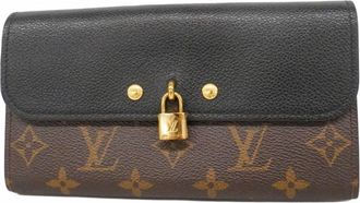 Louis Vuitton Brown Noir Long Wallet (Bi-Fold) (Pre-Owned)