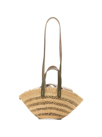 Muu&ntilde; Mini Chantelle Straw Bag