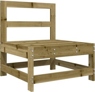 vidaXL Garden Middle Sofa Impregnated Wood Pine vidaXL