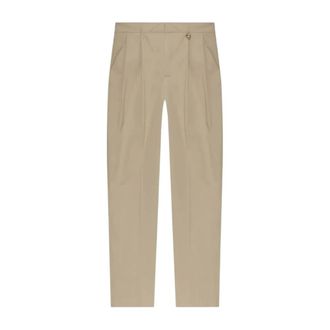 Casablanca Pantaloni in twill di cotone con pinces - - Trousers - Uomo - Marrone - M