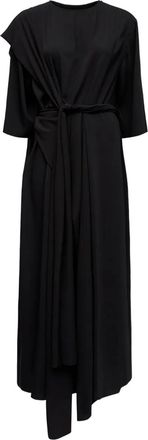 Maison Margiela Abito midi asimmetrico - Nero