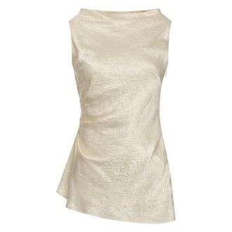 Alexander McQueen Dames, Tops, Beige, Maat: S Satijn
