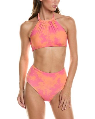 Maneb&igrave; Manebi 2Pc Braided Halter Neck Bikini Set