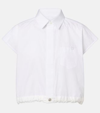 sacai Camisa de popel&iacute;n
