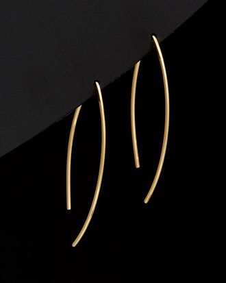 Italian Gold, Inc 14K Italian Gold Wishbone Threader Earrings