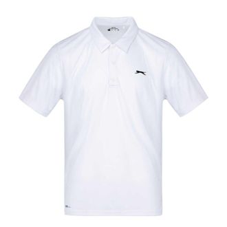 Slazenger Heren Court Poloshirt (Wit)