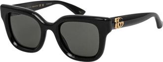 Gucci Cat Eye Zonnebril - Dames - Zonnebrillen - Zwart - 49 MM - Accessoires