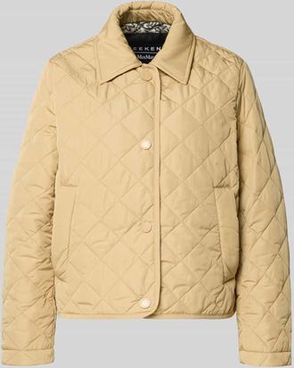 Max Mara Regular Fit Steppjacke mit Umlegekragen Modell GELO in Beige, Größe 34