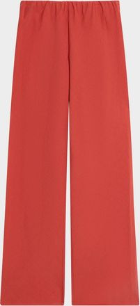 Vince High-Waist Cotton Bias Pants