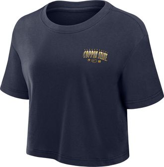 Nike Womens College (Coppin State University) Dri-FIT Cropped T-Shirt in Blue | W11840CPNS26-NVY