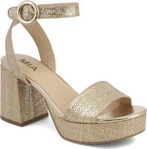 Mia Renee Sandal in Gold at Nordstrom Rack, Size 8.5