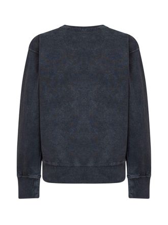 Isabel Marant Womens Sweatshirt Rise Faded Black Cotton Sweatshirts Sweater