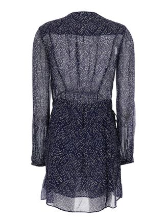 Isabel Marant Womens Dress Loriena Blue Viscose