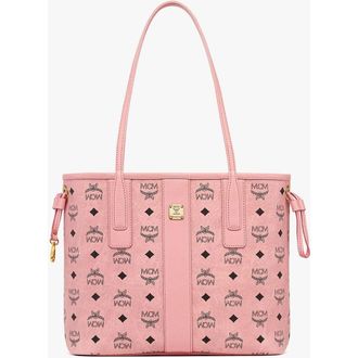 MCM Small Liz Shopper in Visetos in Pink at Nordstrom