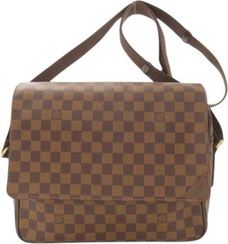 Louis Vuitton Pre-owned Cross Body Bags, female, Brown, Size: ONE SIZE Pre-owned Shelton MM Shoulder Bag