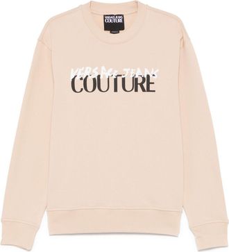 Versace Jeans Couture logo-print sweatshirt - Neutrals