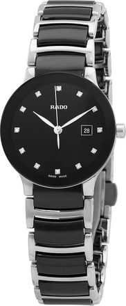 Rado Centrix Diamonds Quartz Black Dial Ladies Watch R30935752
