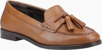Hush Puppies Womens Connie Womens Tassel Loafers - Brown - Size: 4