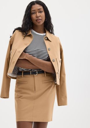 Contemporaine Womens Piped pockets structured skort