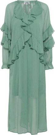 Saint Tropez Kleedjes, Dames, Groen, 2Xl, Jacelyn SZ Dress