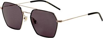 HUGO BOSS Womens Gold Black 54mm Sunglasses